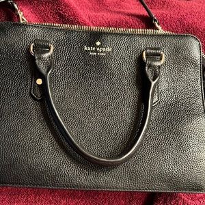 Authentic Kate Spade black leather